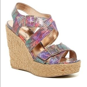 Madden Girl Strappy Platform Wedge Sandals